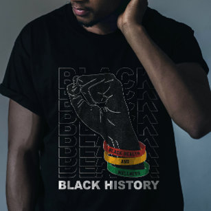 Black Health & Wellness Black History Month T-Shirt