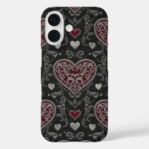 Black Heart iPhone 16 Case
