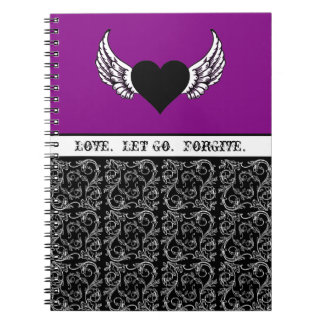 Black Heart, White Wings Notebook