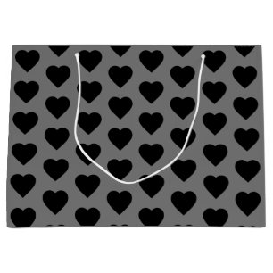 Black Hearts Gift Bag
