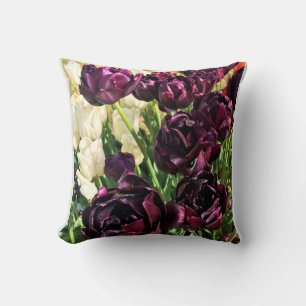 Black Hero Tulips, Oregon Cushion