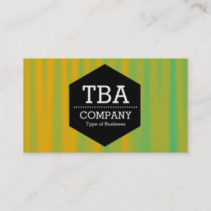 Black Hexagon - Abstract 090716(05) Business Card