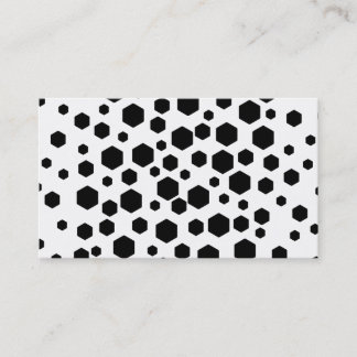 Black Hexagons. Business Card