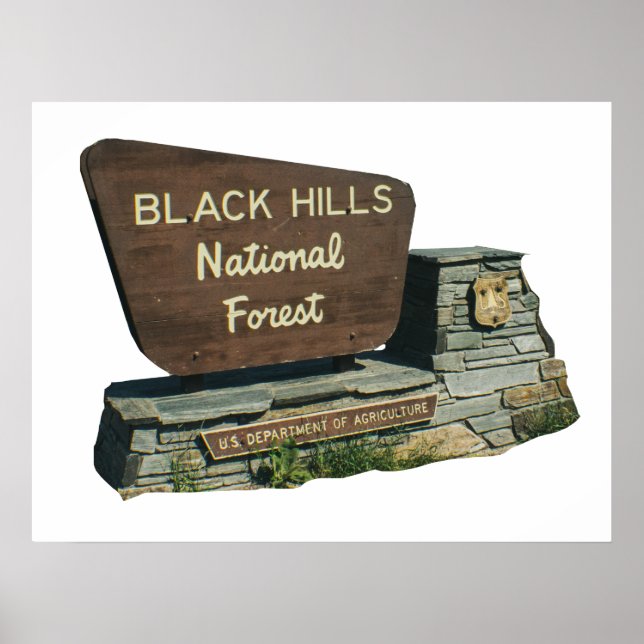 Black Hills National Forest Poster (Front)