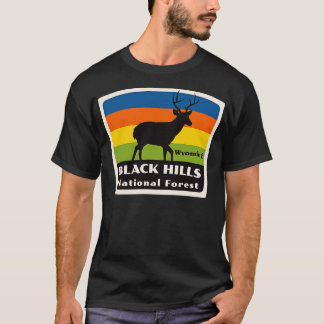 Black Hills National Forest Wyoming Roaming Deer T-Shirt
