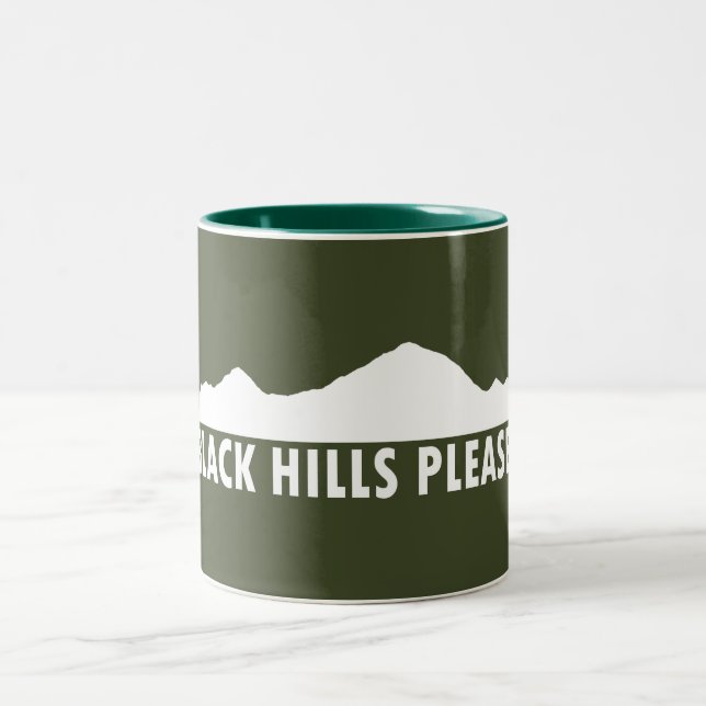 Black Hills Please Two-Tone Coffee Mug (Center)