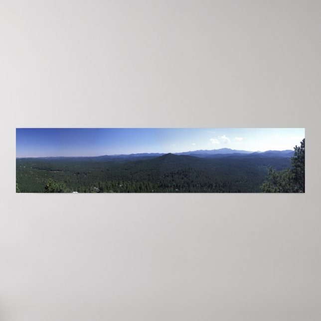 Black Hills, SD Panoramic 5 Poster (Front)