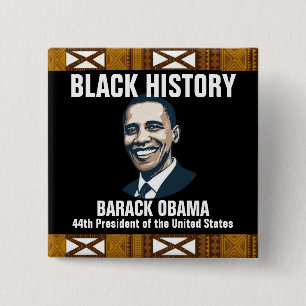 BLACK HISTORY 15 CM SQUARE BADGE