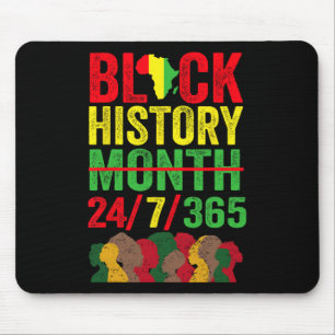 Black History 247365 Men Women Kids Black History  Mouse Pad