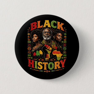 Black History 6 Cm Round Badge