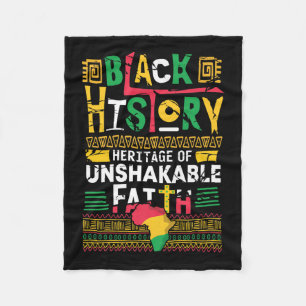 Black History Africa Black Queen Sungles Afro Colo Fleece Blanket