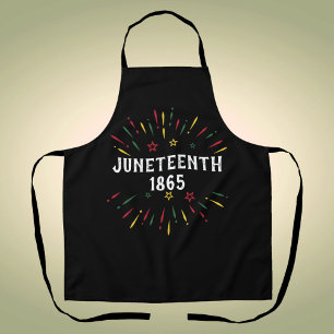 Black History African American Juneteenth 1865 Apron