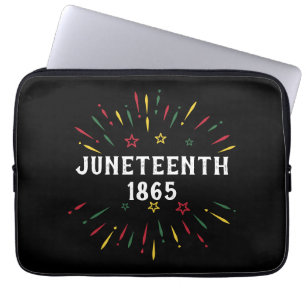Black History African American Juneteenth 1865 Laptop Sleeve