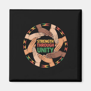 Black History African American Pride Strength Thro Magnet