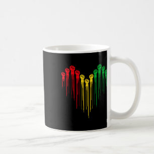 Black History African Heart Afro Black History Mon Coffee Mug