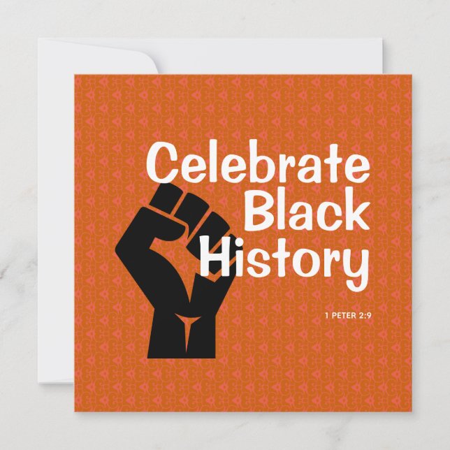 BLACK HISTORY BHM Celebrate Month Season (Front)
