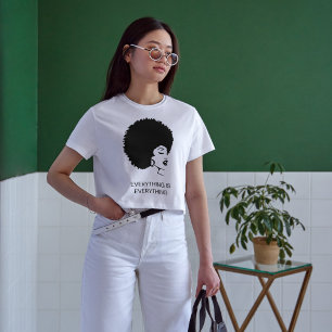 Black History Black Girl Graphic T-Shirt Tri-Blend Shirt