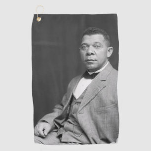 Black History: Booker T Washington, Civil Rights Golf Towel