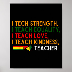 Black History Celebration Apparel Teachers African Poster