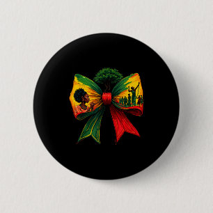 Black History Coquette African American Women Mela 6 Cm Round Badge
