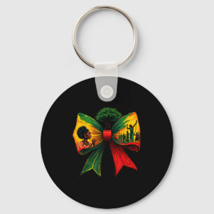 Black History Coquette African American Women Mela Key Ring