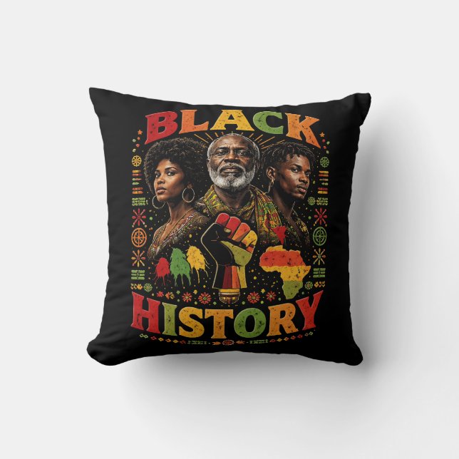 Black History Cushion (Front)