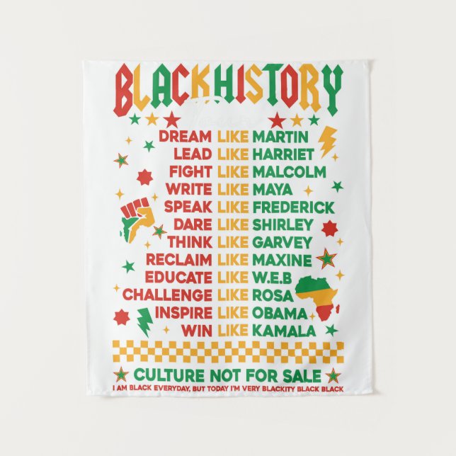 Black History-Do it like Tapestry (Front)