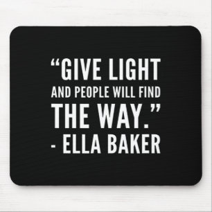 Black History - Ella Civil Rights Baker African Am Mouse Pad