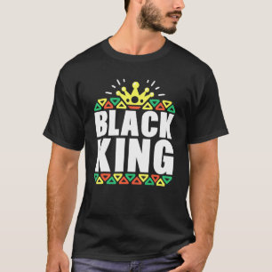 Black History For Men Boys Kids Black King African T-Shirt