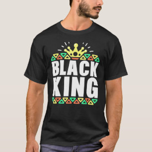 Black History For Men Boys Kids Black King African T-Shirt