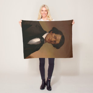 Black History: Fred Douglass Civil Rights 1845 Fleece Blanket