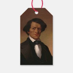 Black History: Fred Douglass Civil Rights 1845 Gift Tags