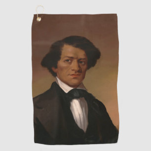 Black History: Fred Douglass Civil Rights 1845 Golf Towel