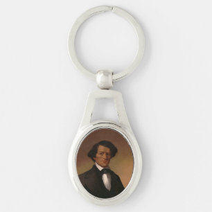 Black History: Fred Douglass Civil Rights 1845 Key Ring
