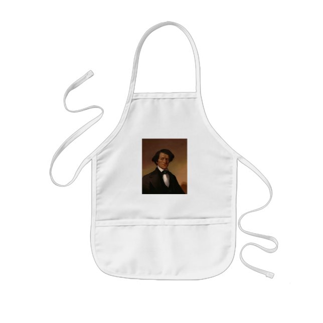Black History: Fred Douglass Civil Rights 1845 Kids Apron (Front)