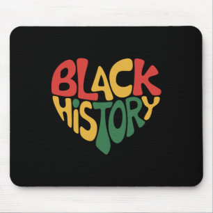 Black History Heart Black History Month Pride Mouse Pad