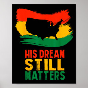 Black History His Dream Still S Martin Luther King Poster