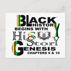 Black History - His-Story Postcard