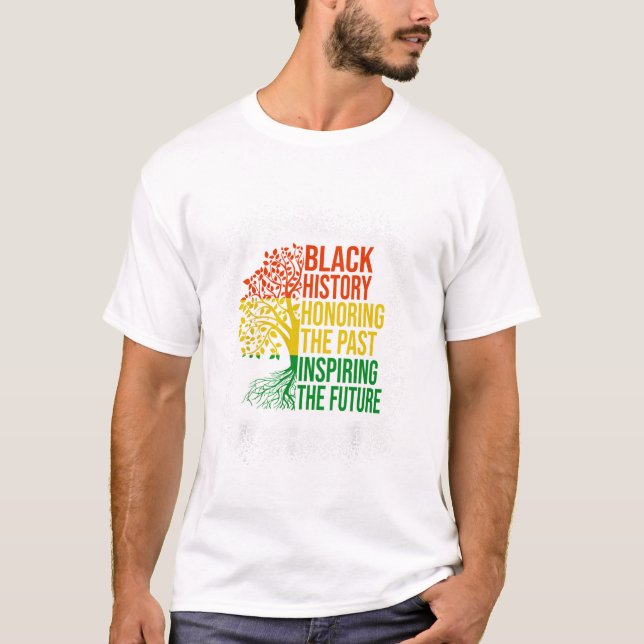 Black History Honouring Past T-Shirt (Front)