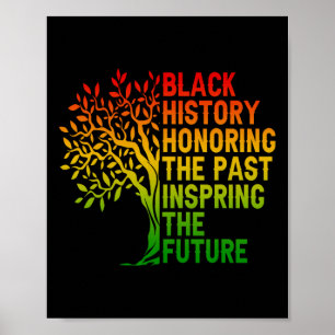 Black History Honouring The Past African Pride Bla Poster