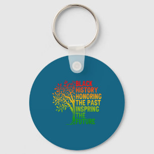 Black history honouring the past african pride key ring