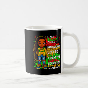Black History I Am Black Child African American Ki Coffee Mug