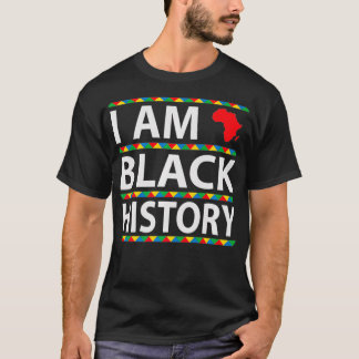 Black History I am Black History Premium  T-Shirt