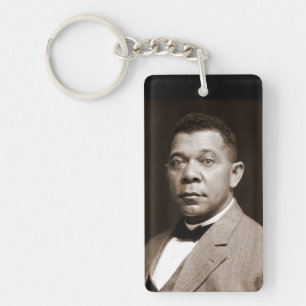 Black History Icon: Booker T Washington, Portrait Key Ring