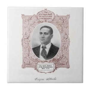 Black History Icons: Crispus Attucks, Martyr  Ceramic Tile