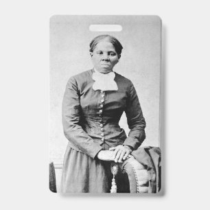 Black History Icons: Harriet Tubman, Civil Rights ID Badge