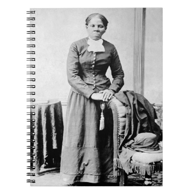 Black History Icons: Harriet Tubman, Civil Rights Notebook (Front)