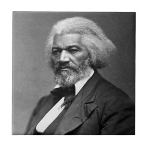 Black History Icons: Older Frederick Douglass Ceramic Tile