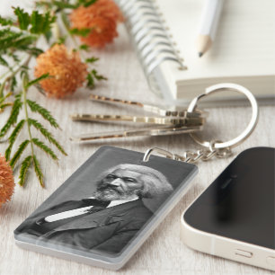 Black History Icons: Older Frederick Douglass Key Ring