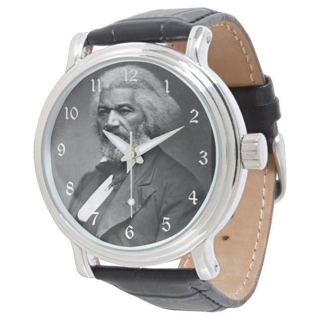 Black History Icons: Older Frederick Douglass Watch (Angled)
